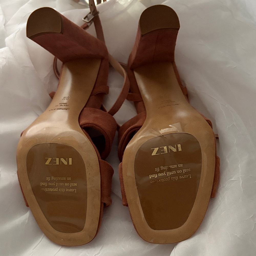New in box  Inez clay pink heels size 8 - Picture 3 of 6